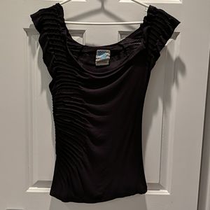 Anthropologie Dark Navy top